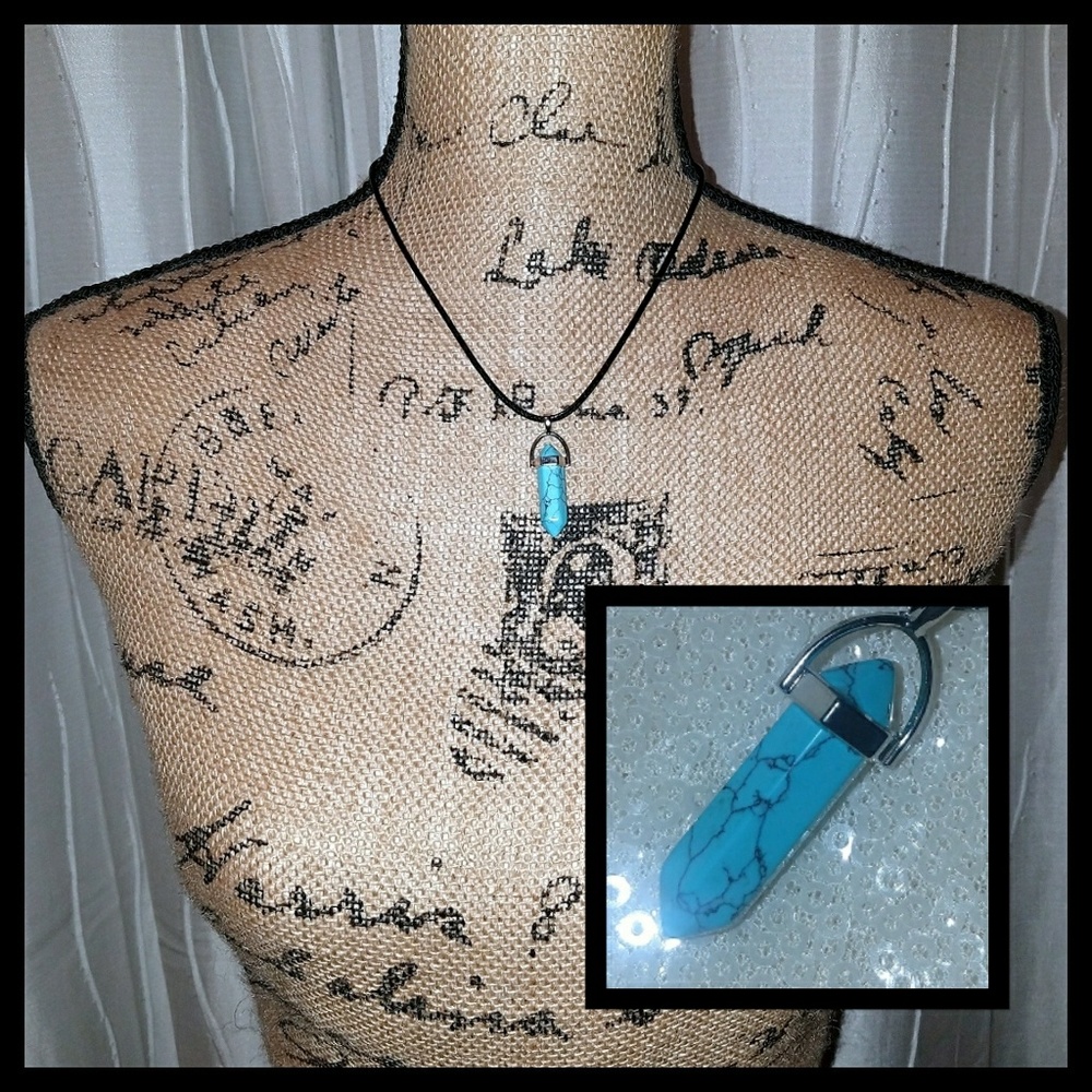 Boutique Turquoise Chakra Pendant Necklace
